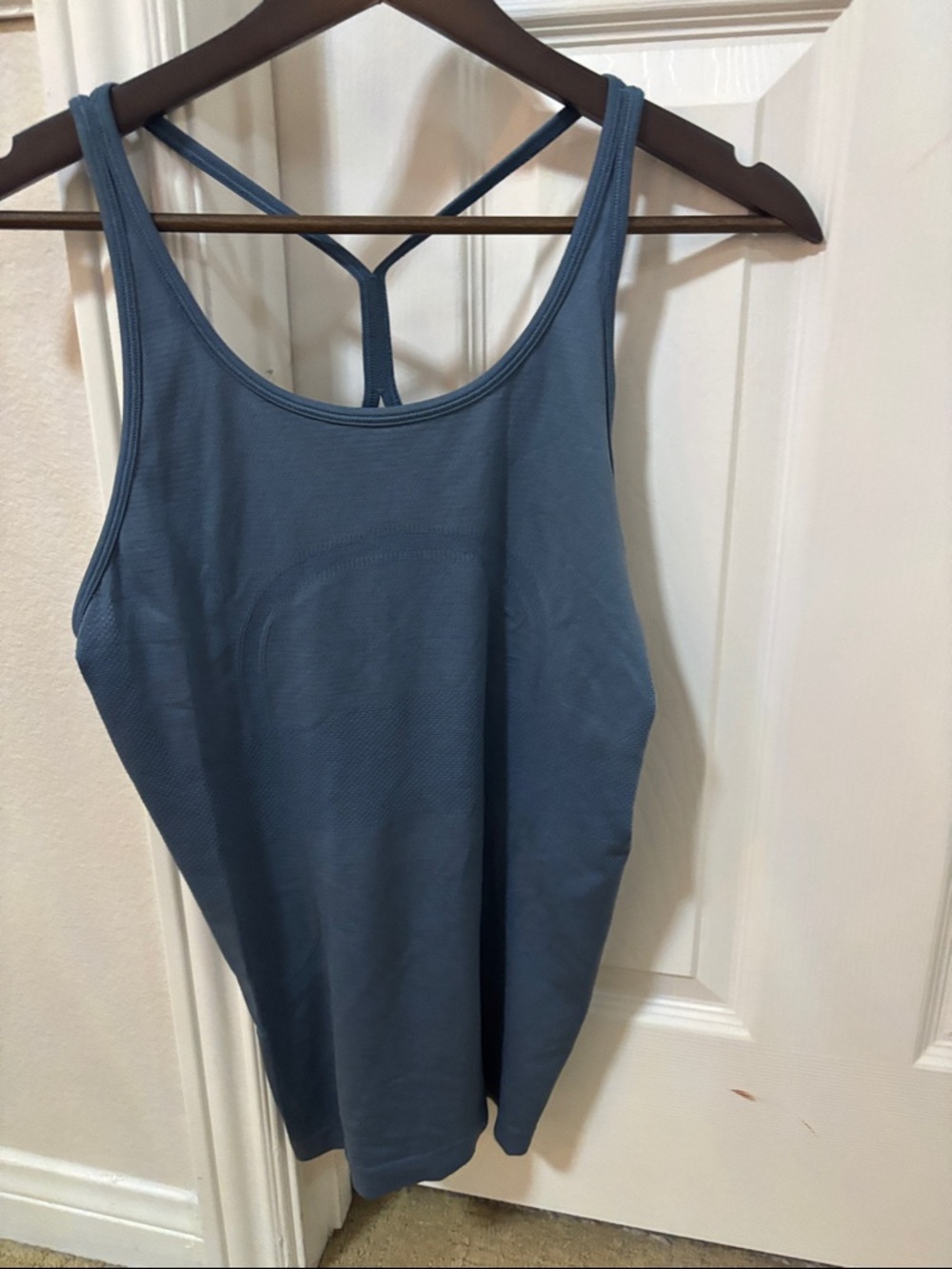 lululemon athletica Slate Blue Strappy Tank Top